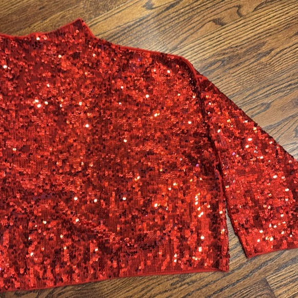 The Alani Cashmere Mock-Neck
Sweater by Pilcro: Sequin Edition by Anthropologie - Picture 4 of 5